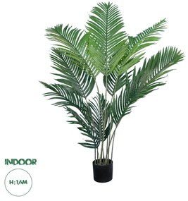 GloboStar® Artificial Garden ARECA PALM TREE 20009 Τεχνητό Διακοσμητικό Φυτό Φοινικόδεντρο Αρέκα Υ160cm