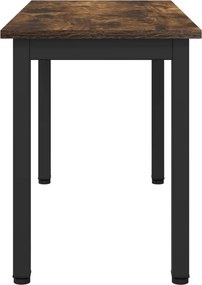 vidaXL παγκάκι Καπνιστό Δρύς 80 x 35 x 45 cm Επεξεργασμένο ξύλο
