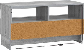 vidaXL Ντουλάπα LED Τηλεόρασης ALKMAAR 81 x 35 x 43 εκ. Γκρι Sonoma