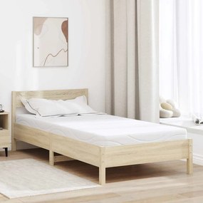 vidaXL Στρώμα Μέτριο 90 x 190 cm Λευκό