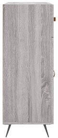 vidaXL Ντουλάπι Γκρι Sonoma 69,5 x 34 x 90 εκ. από Επεξεργασμένο Ξύλο