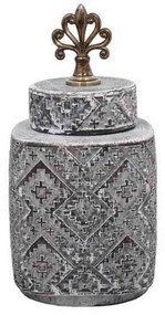 Βάζο Κεραμικό 08-122-196 28,5cm Grey Ceramic