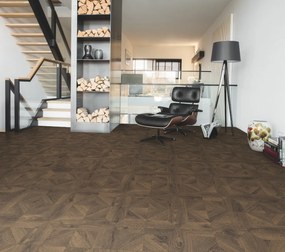 Laminate Quick-Step Impressive Patterns IPA4145 Royal oak dark brown 1200×396×8 (mm)