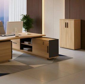 Ντουλάπα γραφείου Marbrand-Fusiko-Mavro