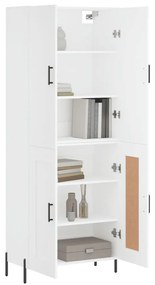vidaXL Ντουλάπι Λευκό 69,5x34x180 εκ. από Επεξεργασμένο Ξύλο