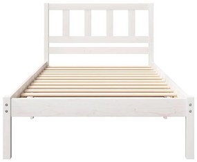 vidaXL Σκελετός Κρεβατιού Καφέ 100 x 200 cm Μασίφ ξύλο πεύκου