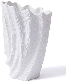 Βάζο 742TMA4876 23x16x38cm White Aberto Design Ceramic