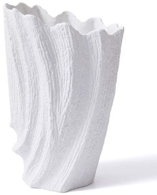 Βάζο 742TMA4876 23x16x38cm White Aberto Design Κεραμικό