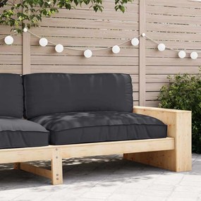 vidaXL Μαξιλάρι παλέτας για κάθισμα Μαύρο 120 x 80 x 12 cm
