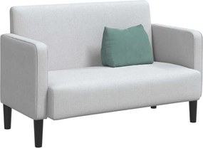 vidaXL Μαξιλάρι Πλάτης Θαλασσί 45 x 20 x 35 εκ. Υφασμάτινο Κορντουρά