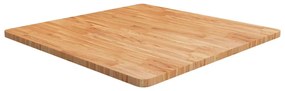 vidaXL Επιφάνεια Τραπεζιού Τετράγωνη Αν. Καφέ 80x80x2,5 εκ. Ξύλο Δρυς