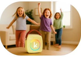Kiddoboo mini Karaoke Speaker &amp; Mic Yellow + NikoletaTV