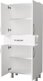 Ντουλάπι Μπάνιου - Arizona - Χρώμα Λευκό - 59,4x31,5x140εκ