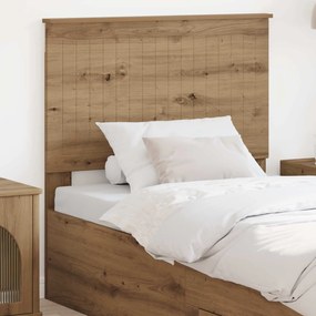 vidaXL Κεφαλάρι με κεφαλάρι Artisan Oak 90 cm Επεξεργασμένο ξύλο
