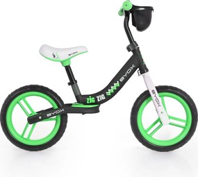 Balance bicycle Zig zag green