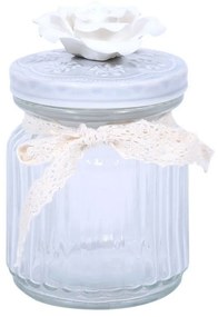 Βαζάκι Γυάλινο Με Καπάκι 12Εκ Ciel 373-91-825 Glass