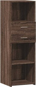 vidaXL Ντουλάπι Καφέ Δρυς 40x42,5x124 εκ. από Επεξεργασμένο Ξύλο