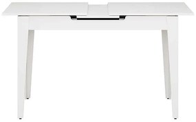 Τραπέζι Trendline Megapap επεκτεινόμενο χρώμα λευκό 120/150x70x75εκ.