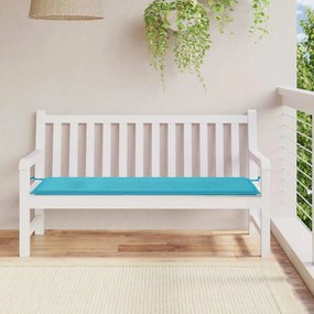 vidaXL Μαξιλάρι Πάγκου Κήπου Τιρκουάζ 150x50x4 εκ. Ύφασμα Oxford