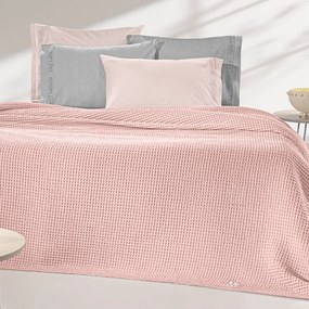 Κουβέρτα Πικέ Υπέρδιπλη (230x240) Guy Laroche Eternity Misty Rose