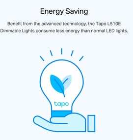 Smart λάμπα LED TP-LINK 8.7W 806lm E27 2700k θερμό λευκό φως δέσμης 220° ντιμαριζόμενη