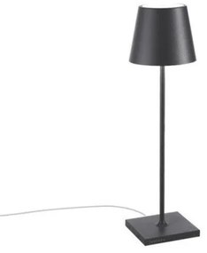Επιτραπέζιο Φωτιστικό LED Poldina H38 Φ10 Zafferano-LD0345N3-Ανθρακί LD0345N3