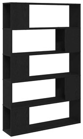vidaXL Κέντρο ψυχαγωγίας Μαύρο 100 x 24 x 155 cm Επεξεργασμένο ξύλο