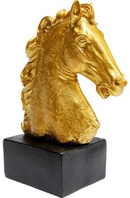 Διακοσμητικό Άλογο Fidelis Χρυσό 15x9x21 εκ. - Χρυσό