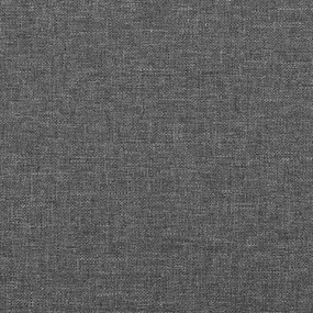 vidaXL Κεφαλάρια Σκ. Γκρι 200x5x78/88 εκ. Ύφασμα