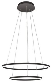 Φωτιστικό Κρεμαστό Fabas Luce Giotto 3508-45-101 Μαύρο