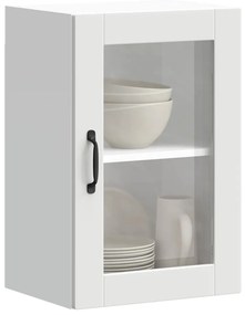 Ντουλάπι τοίχου κουζίνας με γυάλινη πόρτα Porto Λευκό
