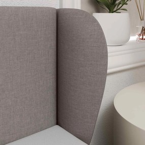 vidaXL Αυτί Κεφαλής Taupe ύφασμα