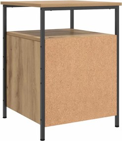 vidaXL Κομοδίνο τεχνίτης Δρυς 44x45x60 εκ. από Επεξεργασμένο Ξύλο