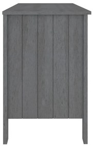 vidaXL Γραφείο HAMAR Σκ. Γκρι 113 x 50 x 75 εκ. Μασίφ Ξύλο Πεύκου