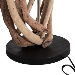 ΕΠΙΤΡΑΠΕΖΙΟ ΦΩΤΙΣΤΙΚΟ BRAMBLE HM4873 DRIFTWOOD &amp; ΛΕΥΚΟ ΚΑΠΕΛΟ Φ28x65Υεκ.