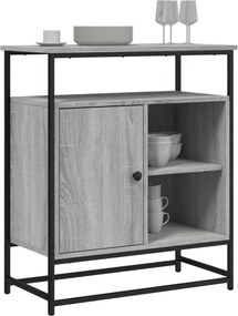 vidaXL Ντουλάπι Γκρι Sonoma 69x35x80 εκ. από Επεξεργασμένο Ξύλο