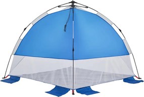 vidaXL Σκηνή Παραλίας Αδιάβροχη Ταχείας Απελευθ. Μπλε Αζούρ