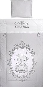SET 3 PCS  COSY RANFORCE LITTLE BEAR GREY