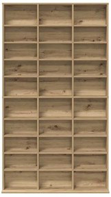 vidaXL Ντουλάπι CD artisan δρυς 101 x 23 x 177.5 εκ Επεξεργασμένο ξύλο