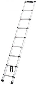 VEVOR Telescoping Extension Ladder 8.5FT One-button Retraction 375 LBS Capacity