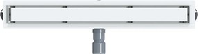 vidaXL Σιφόνι ντους 2-σε-1 με 360° σιφόνι Ασημί 70 cm
