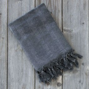 Πετσέτα Θαλάσσης - Παρεό - Argos Black Nima Beach 95x150cm 100% Cotton