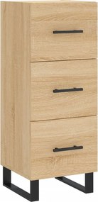 vidaXL Ντουλάπι Sonoma Δρυς 34,5x34x90 εκ. από Επεξεργασμένο Ξύλο