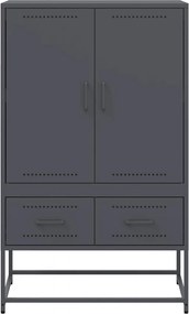 vidaXL Ντουλάπι Ανθρακί 68x39x111,5 εκ. από Χάλυβα