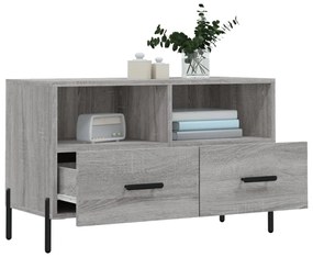 vidaXL Έπιπλο Τηλεόρασης Γκρι Sonoma 80x36x50 εκ. από Επεξεργ. Ξύλο