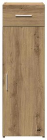 vidaXL Πλαϊνό γραφείο με συρτάρι artisan δρυς 30 x 42.5 x 93 εκ.
