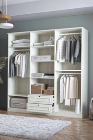 Wardrobe Mira 6 210 - White White