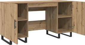 vidaXL Γραφείο artisan δρυς Επεξεργασμένο ξύλο 140 x 50 x 75 εκ.