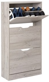 Παπουτσοθήκη Με 3 Ράφια/18 Θέσεων (60x23x119) F-V Grey 160392A
