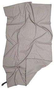 Πετσέτα Microfiber (90x160) Viopros Microfiber Γκρι
